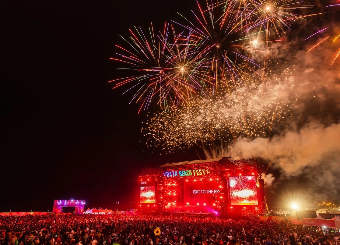 Para ingresar, el público deberá comprobar que ya está vacunado o presentar un prueba PCR negativa al SARS-CoV-2 y usar cubrebocas en el evento. Foto tomada del Facebook de @BajaBeachFest