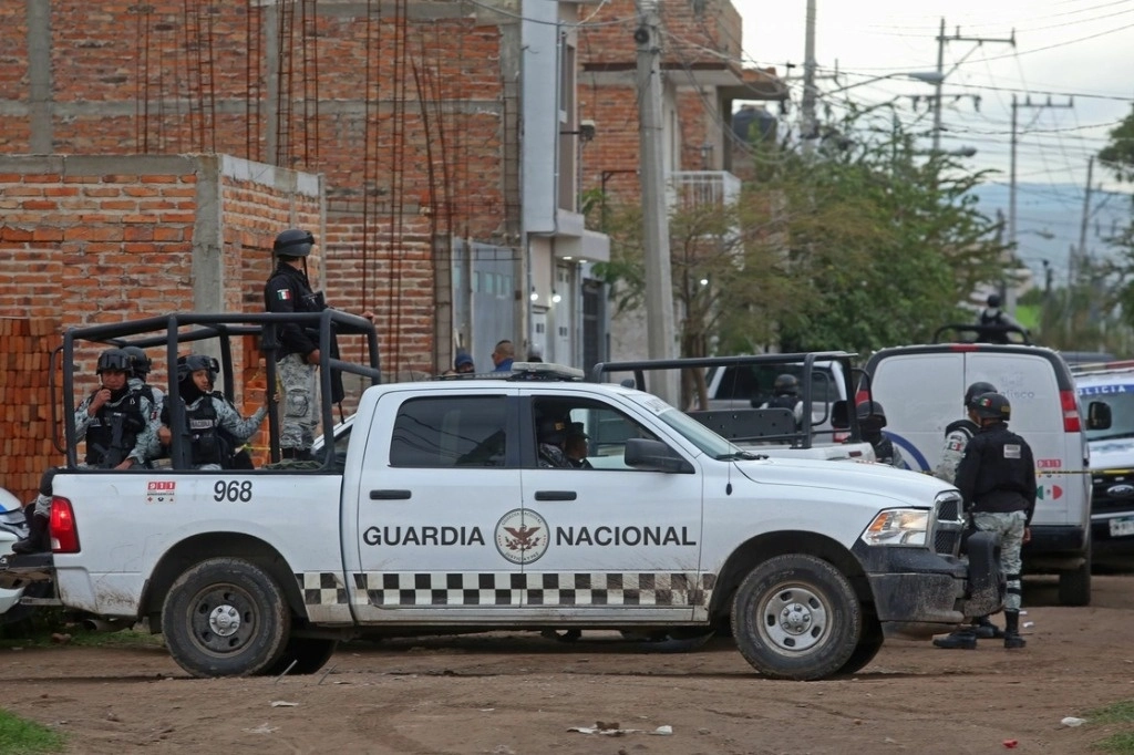 Integrantes de la Guardia Nacional durante un operativo.  Foto Cuartoscuro / archivo 
