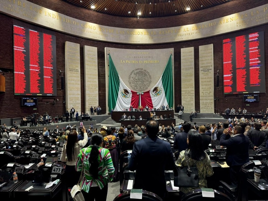 Votación de la reforma a la Constitución para devolver a la Secretaría de la Defensa el mando operativo de la Guardia Nacional Foto: Enrique Méndez