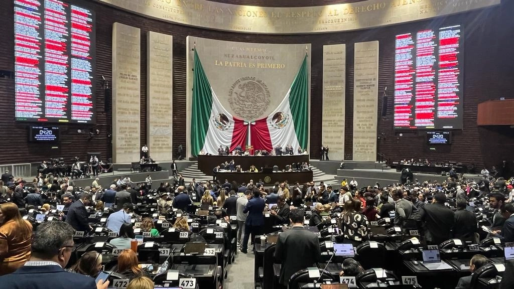 Sesión en la Cámara de Diputados, en la Ciudad de México, el 10 de octubre de 2023. Foto José Antonio López