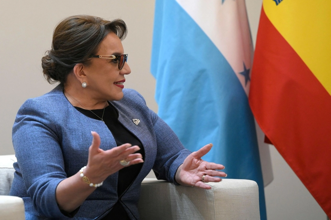 Xiomara Castro, presidenta de Honduras. Foto Afp