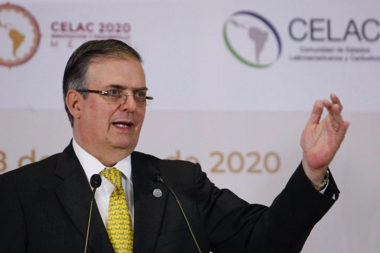 El secretario de Relaciones Exteriores, Marcelo Ebrard. Foto Roberto García Ortiz / Archivo