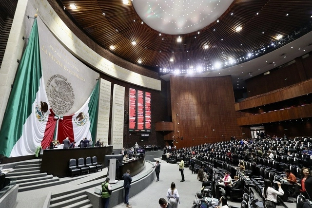 Sala de sesiones de la Cámara de Diputados. Foto Roberto García