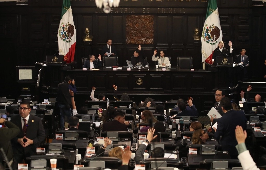Sesión solemne en conmemoración del Bicentenario de la Instauración del Senado de la República en el recinto de Xicotencatl, el 8 de octubre del 2024. Foto Yazmin Ortega Cortes
