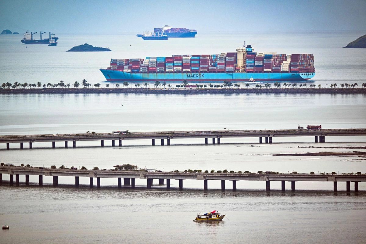 El Canal de Panamá por el lado del Océano Pacífico en la Ciudad de Panamá, el 2 de septiembre de 2025.