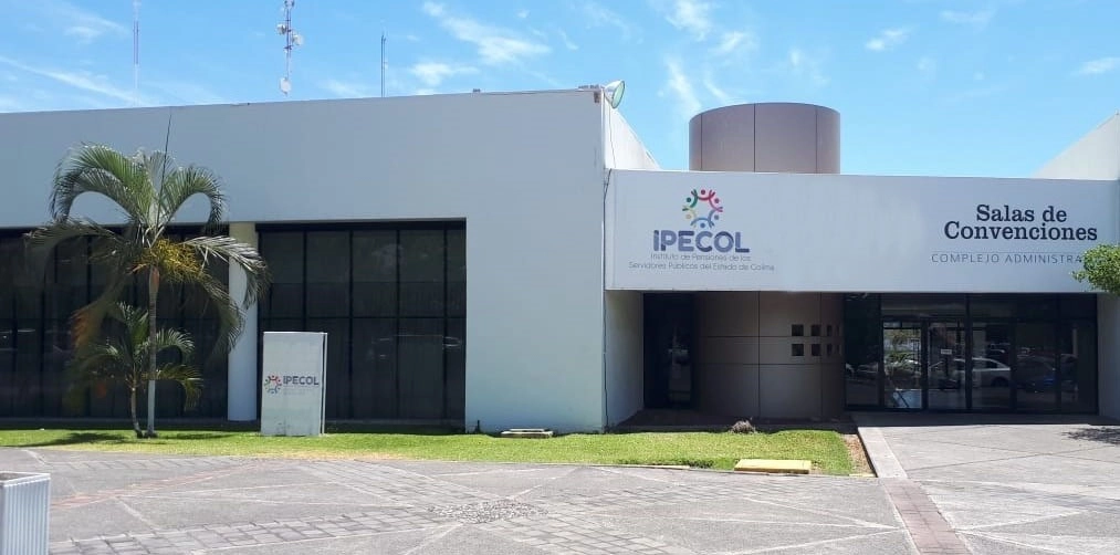 Sede del Instituto de Pensiones del Estado de Colima. Foto tomada del sitio de ipecol.col.gob.mx / Archivo