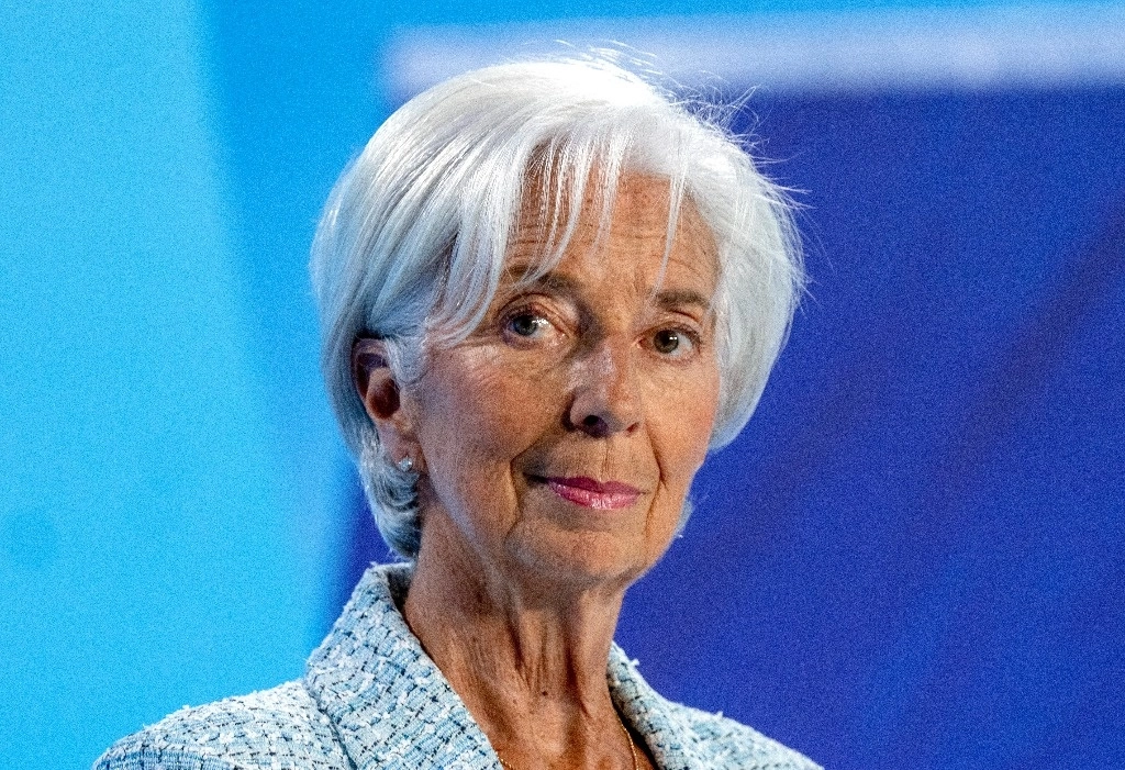 La presidenta del Banco Central Europeo, Christine Lagarde, asiste a una conferencia de prensa después de una reunión del consejo de gobierno del BCE en Frankfurt, Alemania, el jueves 6 de junio de 2024. Foto Ap