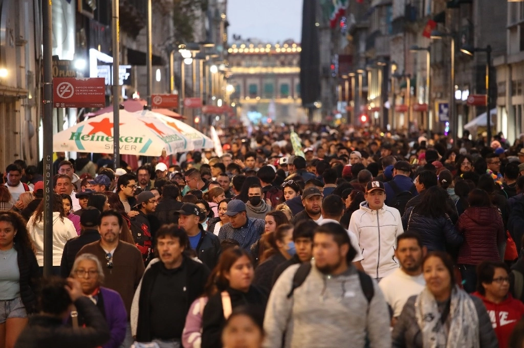 En el Centro Histórico de la Ciudad de México. Foto Yazmín Ortega Cortés