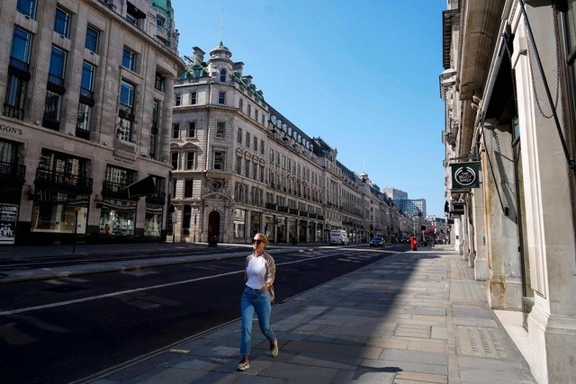 En las calles de Londres. Foto Afp 