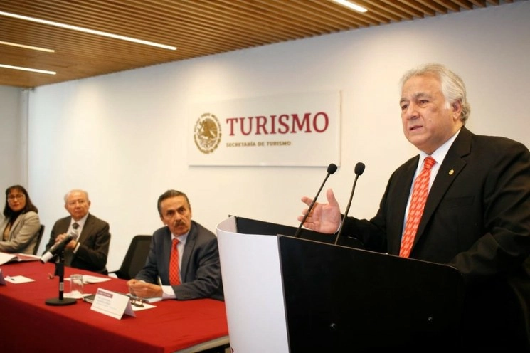 Miguel Torruco Marqués hizo un recuento de las acciones en materia turística del primer año de gobierno del presidente Andrés Manuel López Obrador y la estrategia de promoción para 2020. Foto Twitter @SECTUR_mx