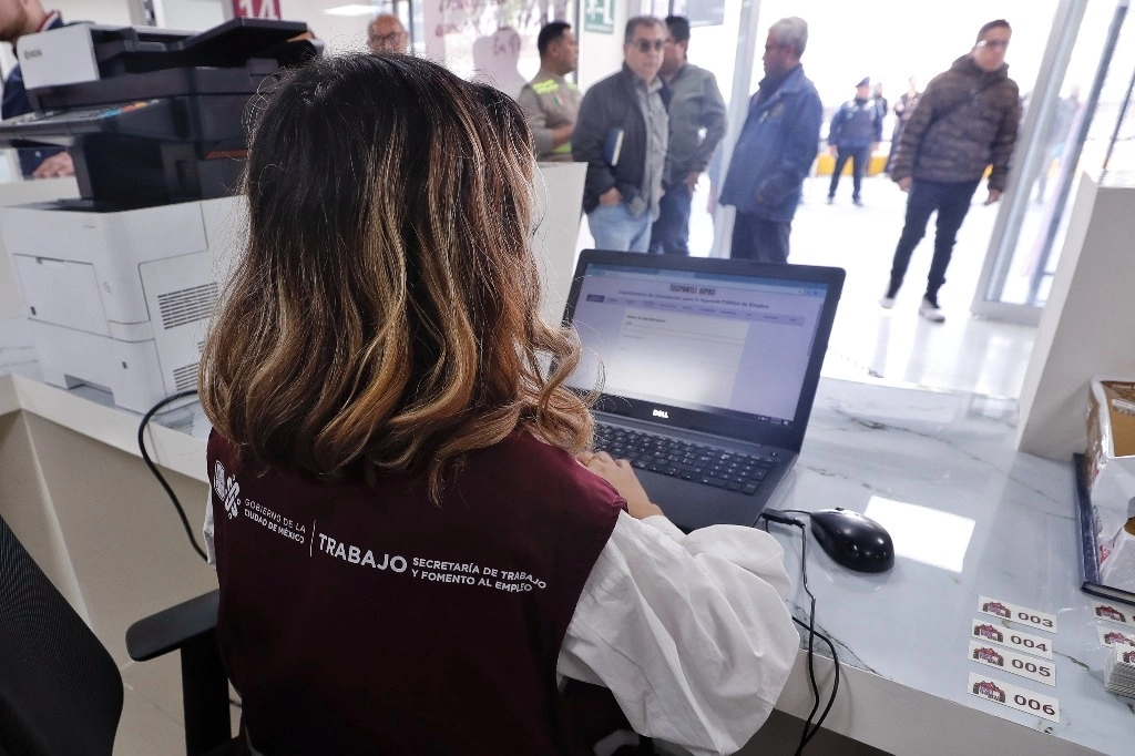 Inauguración de la agencia de empleo Tecpantli, el 15 de enero de 2025. Foto Marco Peláez