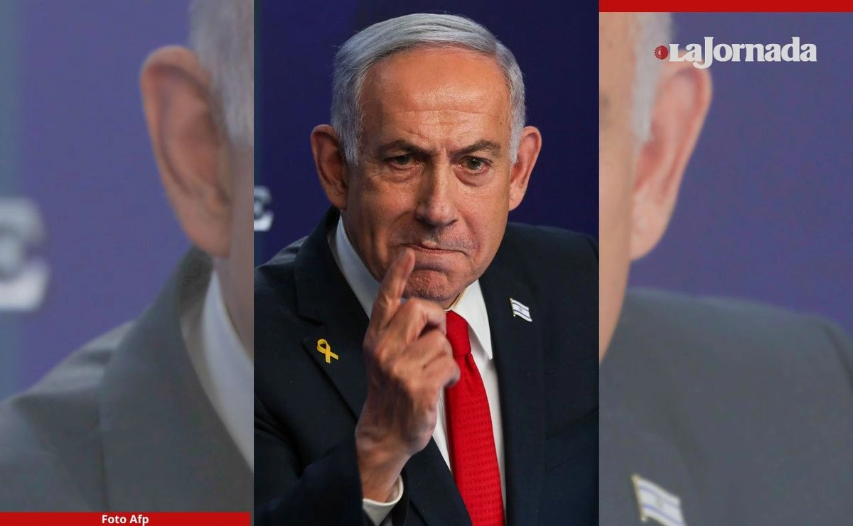 Benjamin Netanyahu, primer ministro de Israel, durante una conferencia en Jerusalén en mayo pasado sobre el ataque de su país contra la franja de Gaza. Foto 