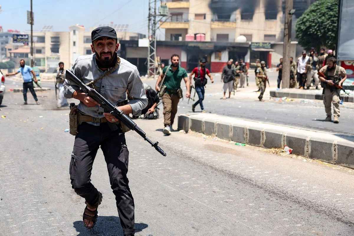  Con el Corredor David, Israel pretende conectar a sus dos aliados étnicos y teológicos, drusos y kurdos del noreste de Siria para desmembrar y controlar a la nación. Imagen en Sweida, ciudad en Siria mayoritaria mente drusa.