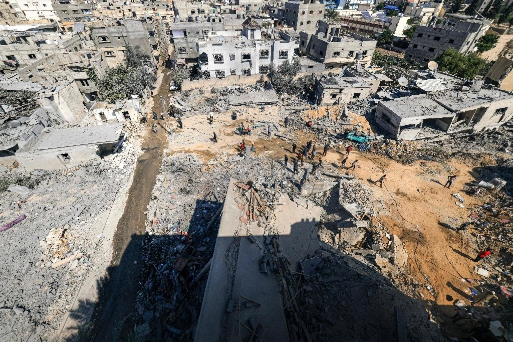 Tanto en Estados Unidos como en Israel, se desató una subasta para maximizar y competir quiénes son los más crueles con sus "represalias" desproporcionadas, con el fin de exorcizar eternamente a Hamas. Foto Afp