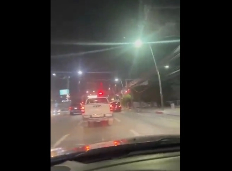 Los hechos sucedieron antes de las 10 de la noche sobre el Boulevard Belisario Domínguez. Foto video redes sociales
