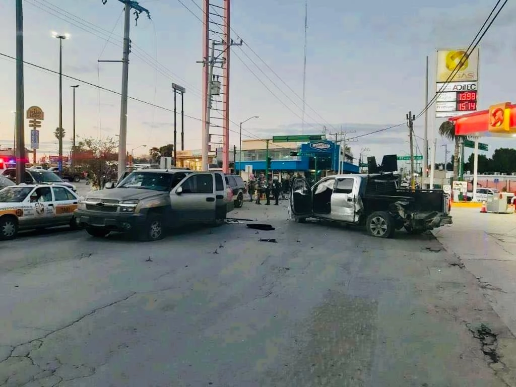 También se registraron bloqueos en vías que conectan con el Puente Internacional Reynosa-Mision, Texas. Foto Cortesía del Comité de DH de Nuevo Laredo/Archivo