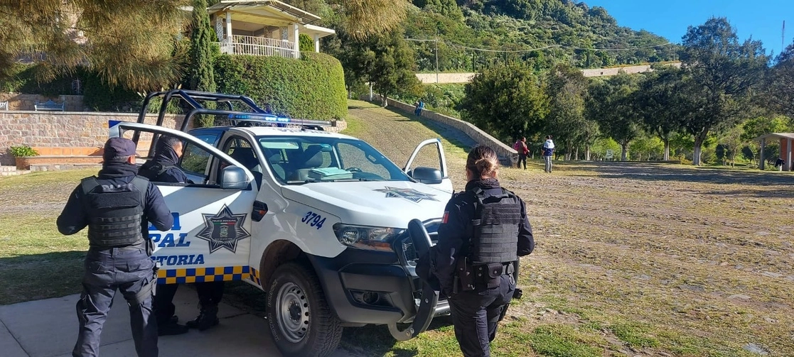 Tareas de campo por parte de elementos de la SSC de Silao, Guanajuato. Foto tomada de https://www.facebook.com/SeguridadPublicaSilao / Archivo