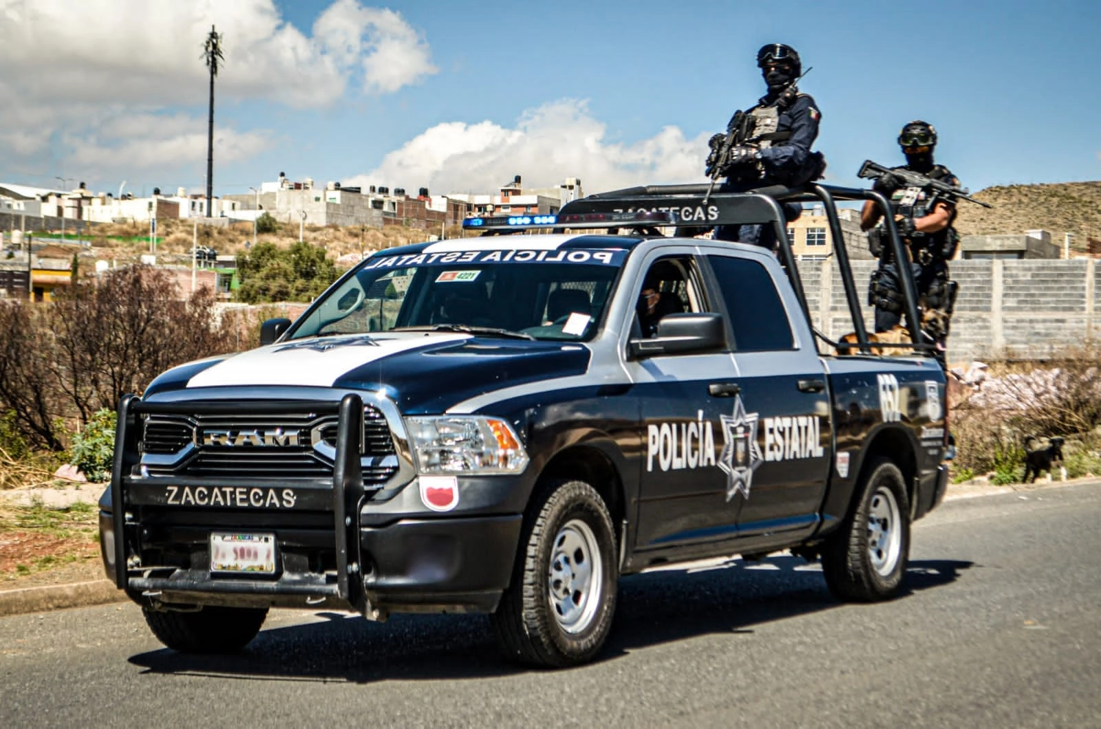 Operativo policiaco en imagen de archivo. Foto