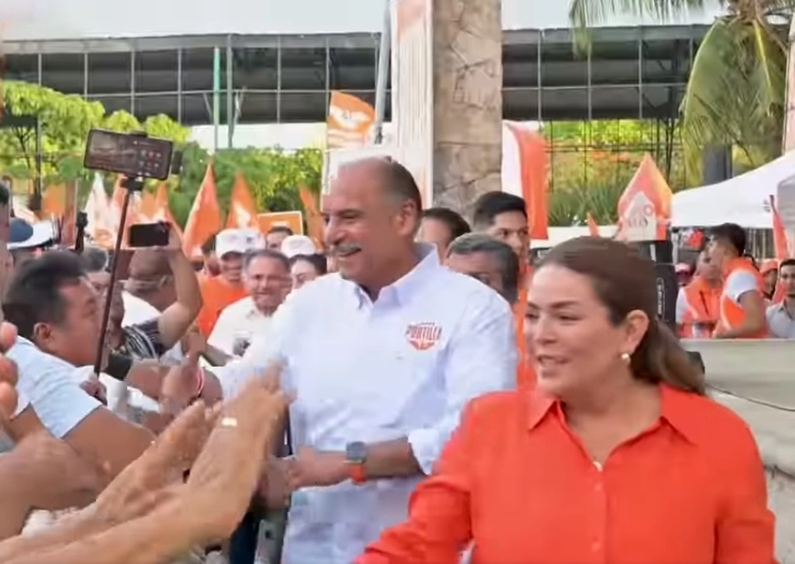 Portilla afirmó que afortunadamente no hubo lesionados, sólo algunas crisis nerviosas entre sus compañeros de campaña. Foto tomada de su Facebook

