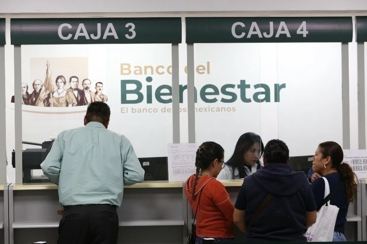 Sucursal del Banco del Bienestar en la Ciudad de México. Foto Pablo Ramos / Archivo
