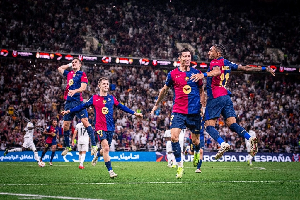 Barcelona suma a su palmarés su Supercopa de España número 15. Foto Europa Press