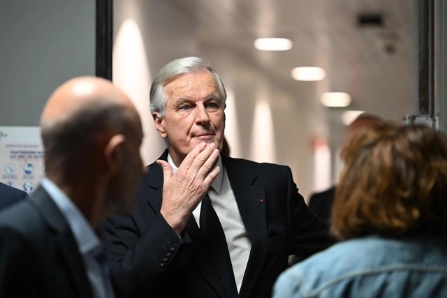 Barnier afirmó además que no existe una “cohabitación”, como se conoce en Francia al
momento político en el que conviven un presidente de un signo político y un primer ministro de otro. Foto Afp