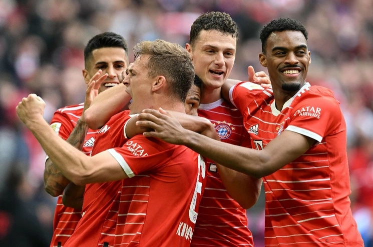 El Bayern Múnich goleó por 6-0 al Schalke en la fecha 32 de Bundesliga. Foto Afp 