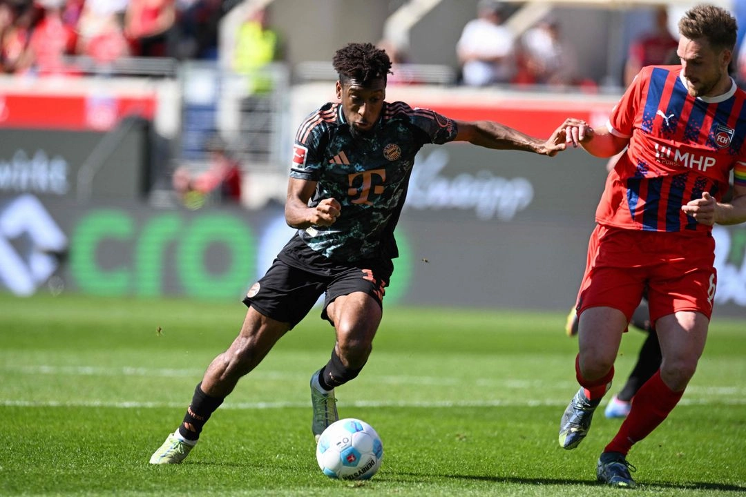 Bayern Múnich goleó 4 a 0 a Heidenheim en la jornada 30 de Bundesliga con goles de Harry Kane, Konrad Laimer, Kingsley Coman y Joshua Kimmich. Foto 