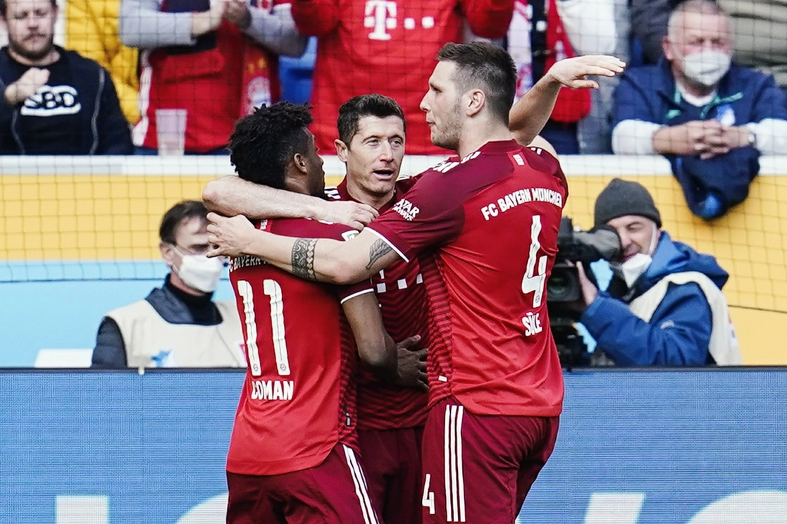 Robert Lewandowski anotó el empate ante Hoffenheim; el polaco es líder de goleo con 29 anotaciones en 26 fechas. Foto Ap