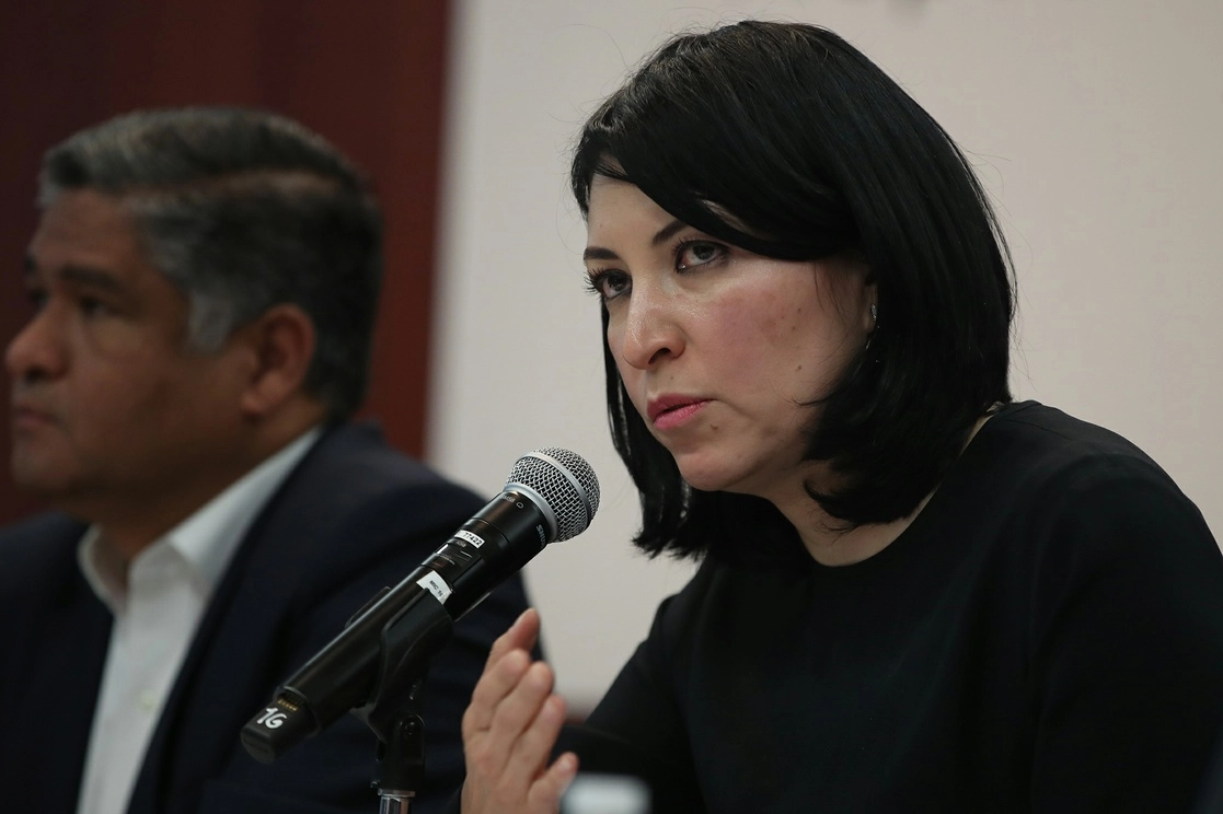 “Hay bastante incertidumbre por la llegada de la nueva gobernadora de Banxico, Victoria Rodríguez, y sabremos su postura hasta la reunión de febrero”, comentó Luis Gonzalí, co-director de Inversiones en Franklin Templeton México. En la imagen, la funcionaria, quien ocupó su nuevo cargo en el organismo autónomo el pasado 1 de enero. Foto José Antonio López / Archivo