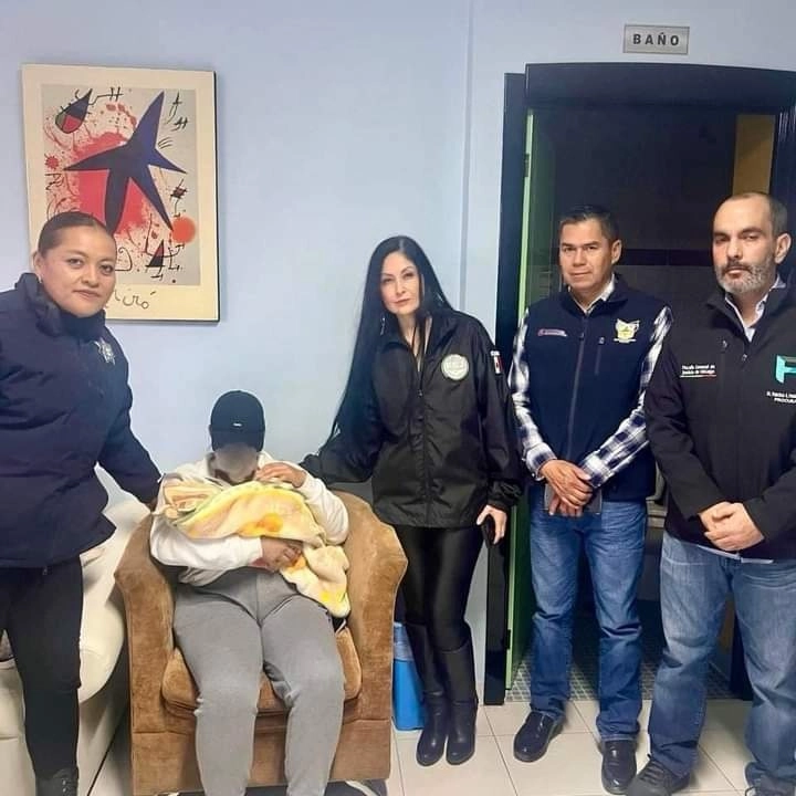 El menor raptado en Pachuca, Hidalgo, fue hallado en Valle de Chalco, estado de México, y ya se encuentra con su madre. Foto La Jornada.