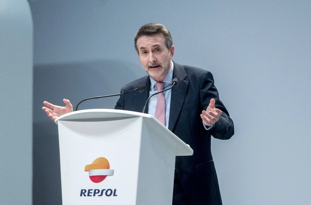 El CEO de Repsol, Josu Jon Imaz, durante la presentación de la Actualización Estratégica 2024-2027 de Repsol, en el Campus Repsol, a 22 de febrero de 2024, en Madrid, España. Foto Europa Press