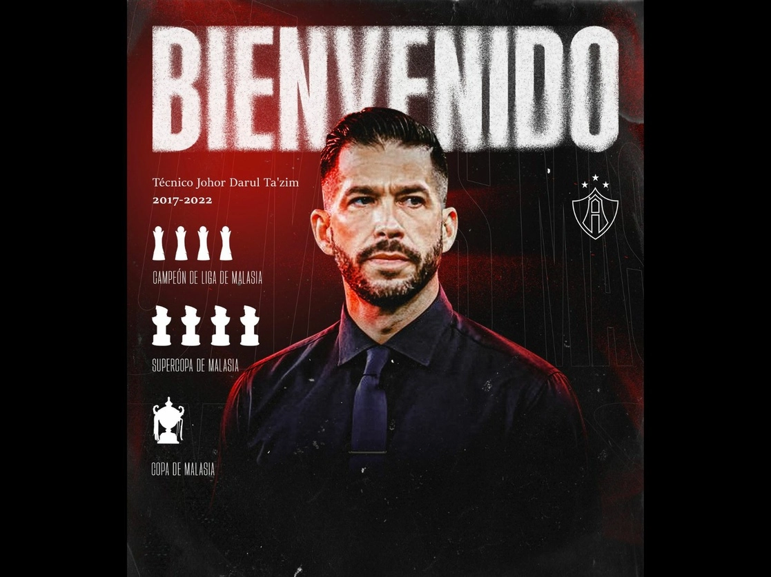 Atlas designó como su nuevo director técnico a Benjamín Mora, quien llega al vigente campeón del futbol mexicano tras conquistar nueve títulos en la liga de Malasia. Imagen tomada de Twitter @AtlasFC