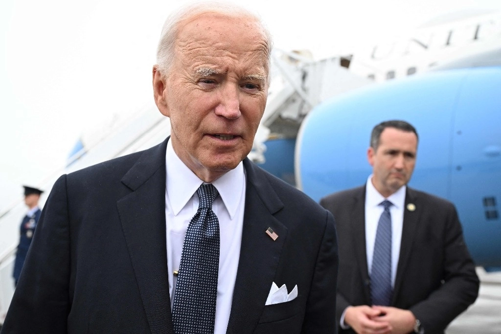 Joe Biden, presidente de EU, expresó que Israel está en su derecho de defenderse contra Hezbollah y Hamas. Foto Afp