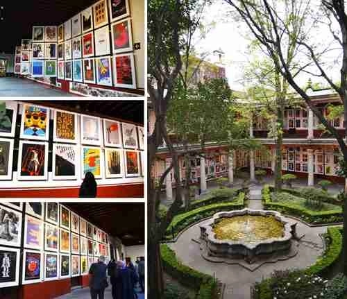 Para Alejandro Sabido, curador del Museo Franz Mayer, la bienal reúne “lo mejor que existe en términos de lenguaje visual internacional y nacional”. A la par de la exposición, el recinto ofrece conferencias en su canal de Facebook. Fotos cortesía de la Bienal Internacional del Cartel en México