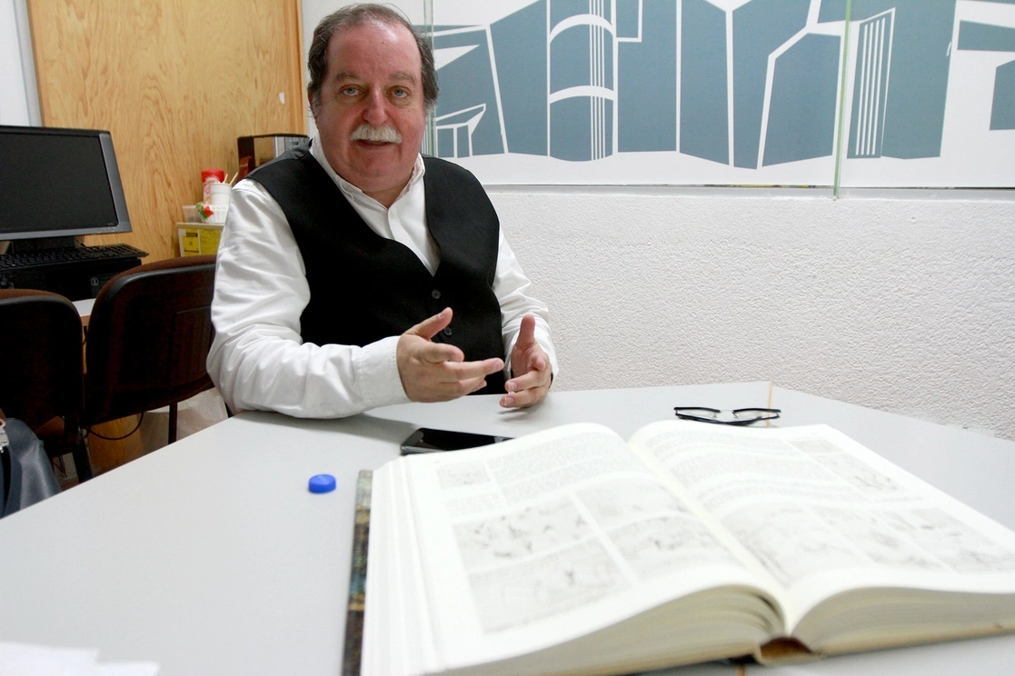El periodista cultural José Gordon hablará con el investigador universitario Juan Ayala sobre su experiencia en el festival El Aleph. Aquí, en mayo de 2019. Foto María Luisa Severiano 