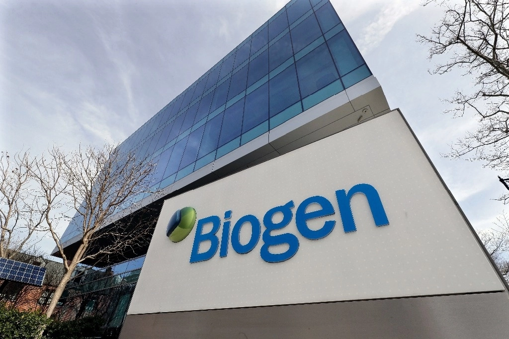 La sede de Biogen Inc. en Cambridge, Massachusetts. Foto Ap / Archivo