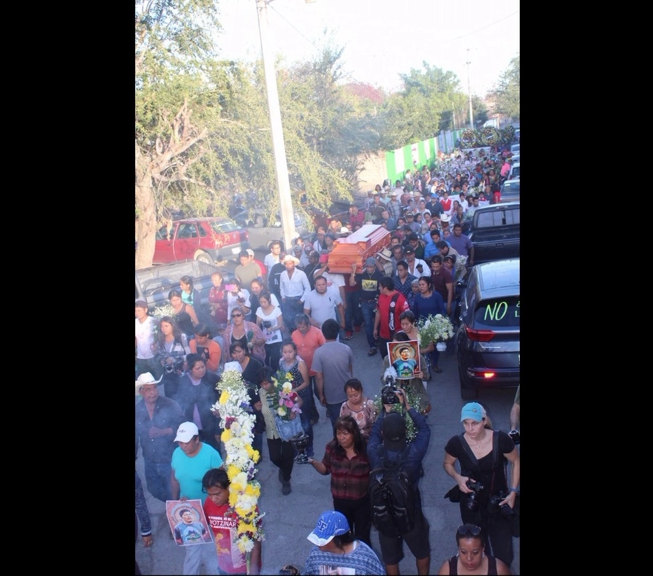 Sepelio de Samir Flores, activista asesinado el 20 de febrero de 2019. Foto Rubicela Morelos / Archivo