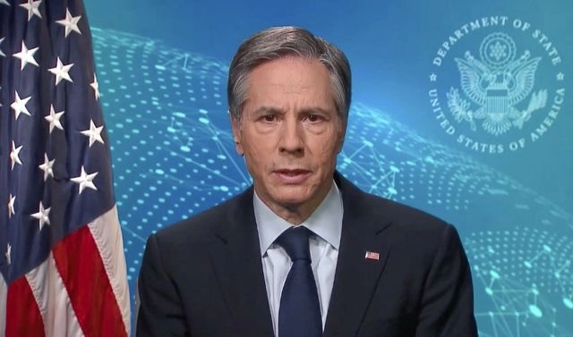 El secretario de Estado de Estados Unidos, Antony Blinken, realizará mañana su primera visita, aunque de manera virtual a causa del Covid-19, a México. Foto Afp 