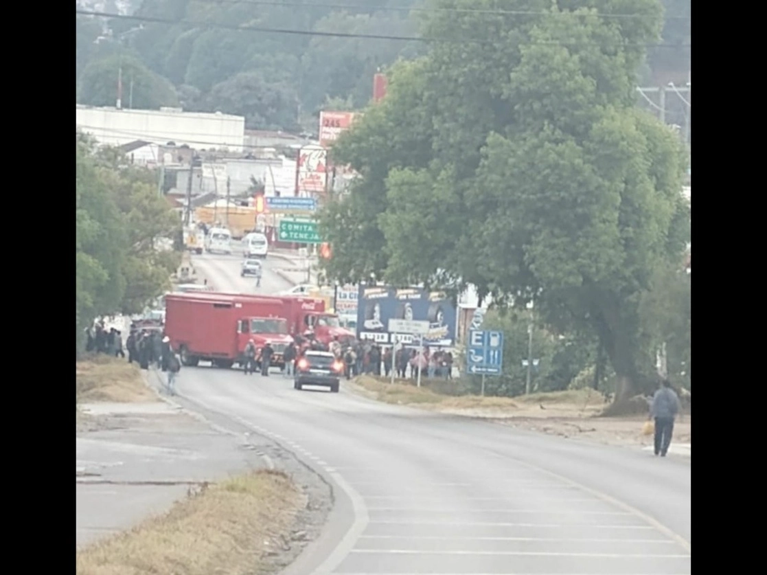 Los habitantes de San Cristóbal advirtieron que no retirarán los bloqueos hasta que las autoridades les den una respuesta favorable, el 29 de marzo de 2021. Foto La Jornada
