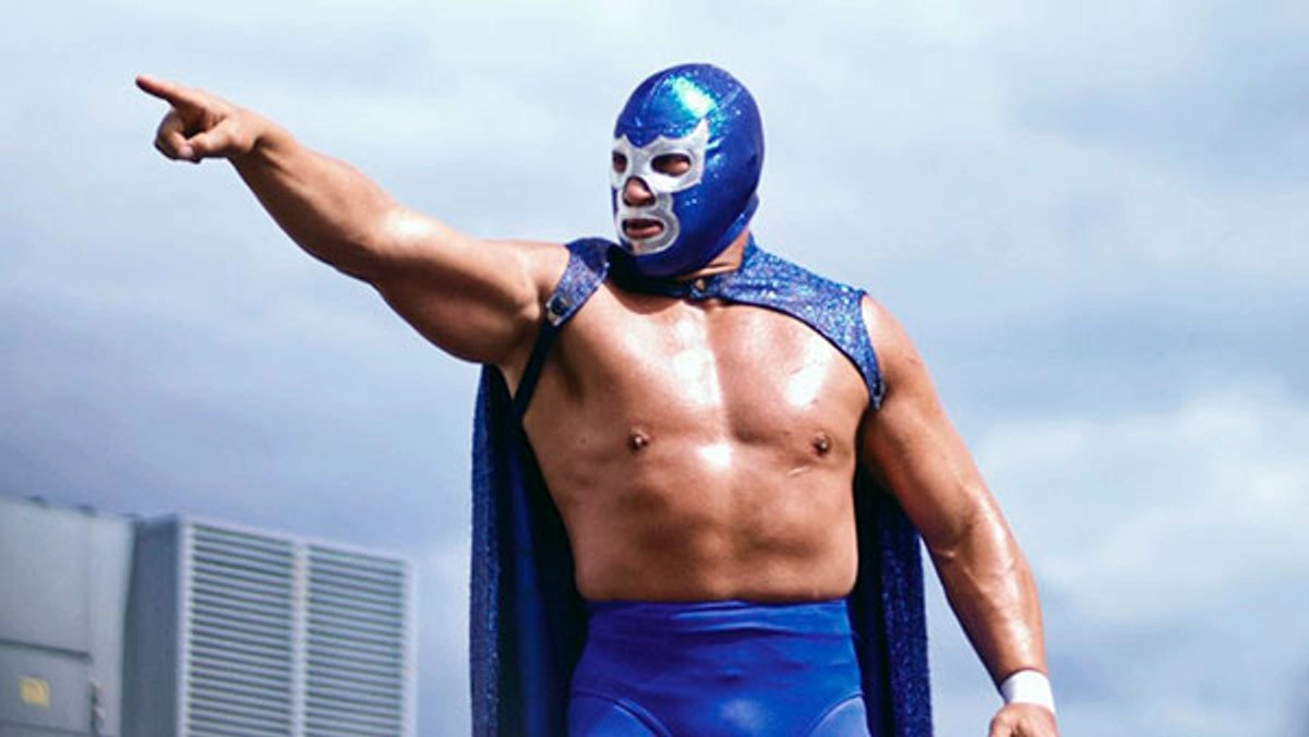 Imagen de archivo del emblemático luchador, Blue Demon Jr. Foto