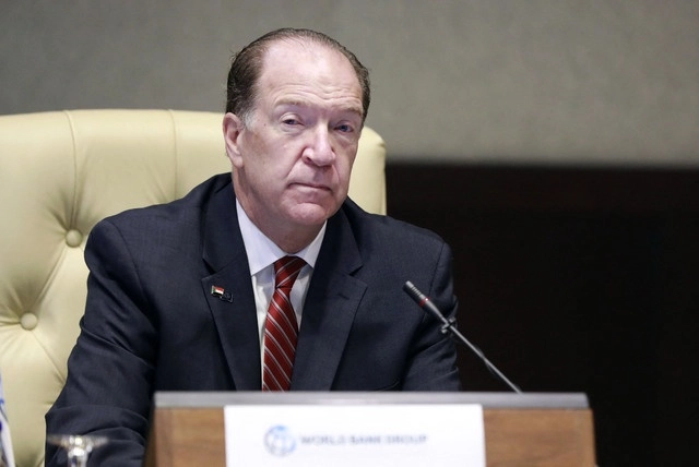 El presidente del Banco Mundial, David Malpass, durante un evento en Sudán. Foto Afp / Archivo