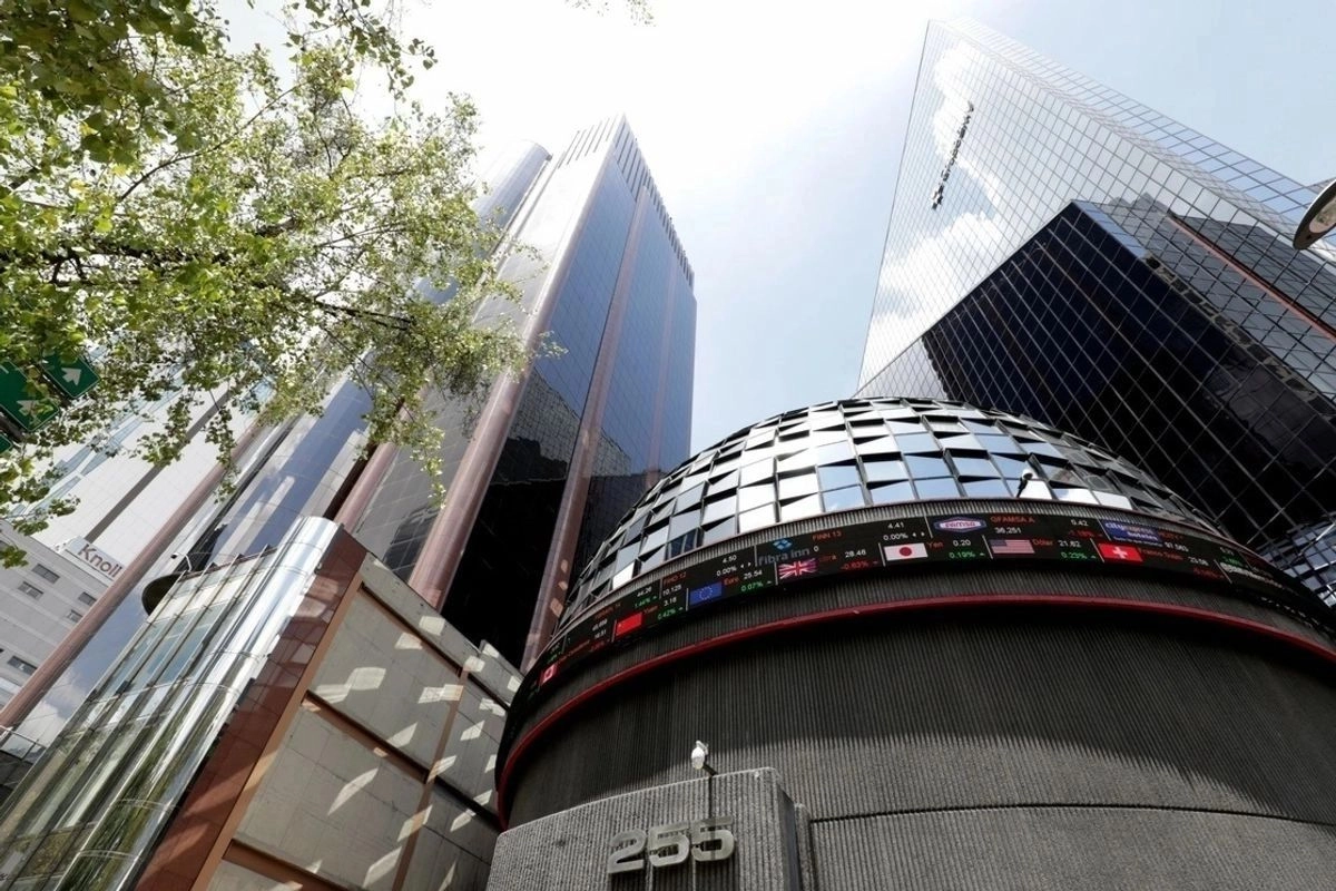 Instalaciones de la Bolsa Mexicana de Valores. Foto 