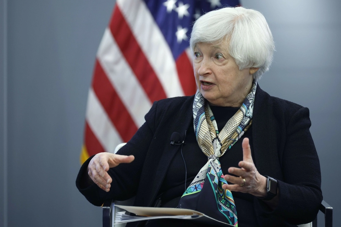 Janet Yellen, secretaria del Tesoro de Estados Unidos. Foto Afp