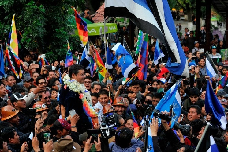 Luis Arce, candidato presidencial en Bolivia por el MAS, partido del presidente derrocado, Evo Morales. Foto Afp/Archivo