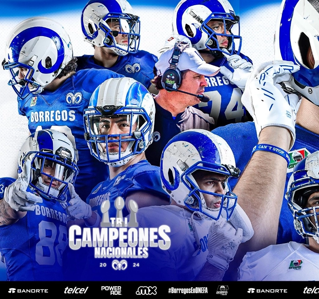En la tercera final que disputaban los dos equipos de Monterrey, los Borregos sufrieron al principio y debieron recuperar una desventaja (21-14) en el último cuarto para empatar y mandar el partido a las series extras. Foto tomada de X @BorregosMty.