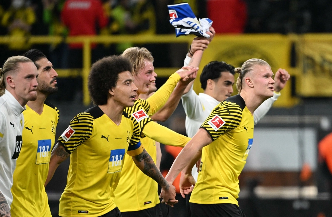 Borussia Dortmund marcha en segundo lugar de la Bundesliga con 53 puntos. Foto Afp