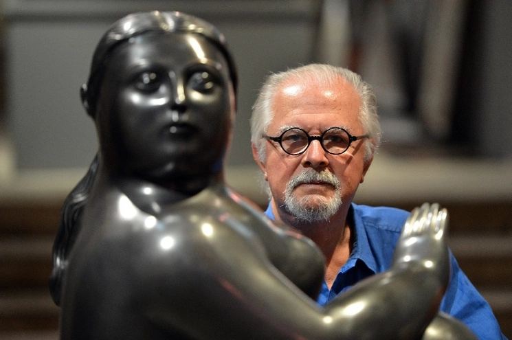 El artista colombiano, Fernando Botero, falleció a los 91 años en el principado de Mónaco. Foto Afp