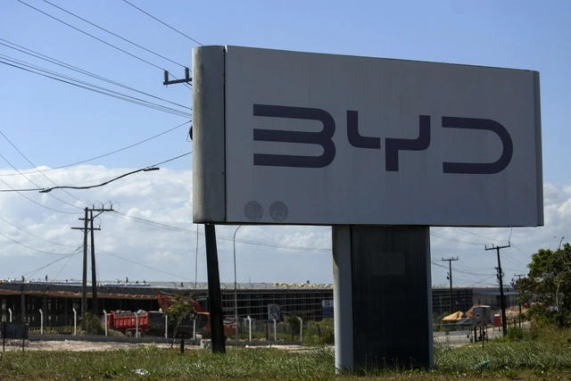 Fábrica de BYD, en Camacari, estado de Bahía, Brasil. Foto Ap