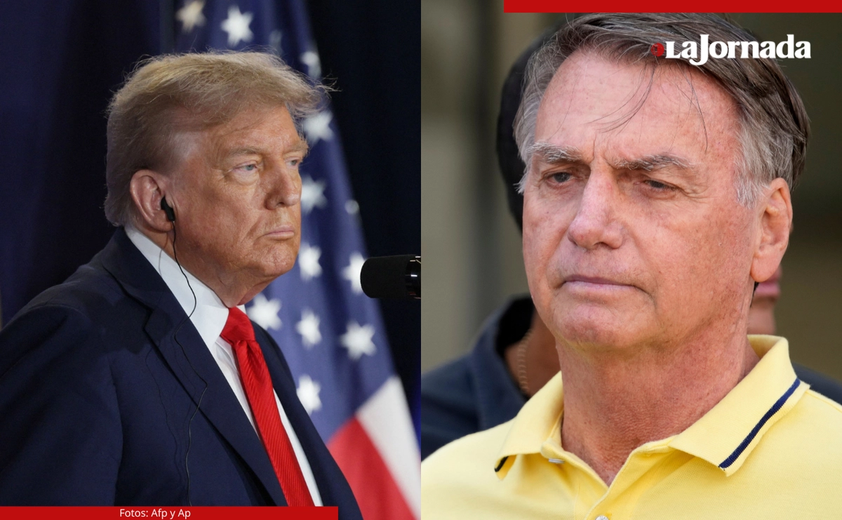 Trump sigue anunciando medidas punitivas a Brasil, mientras Bolsonaro siga bajo “persecución de la Justicia injusta”.  Fotos